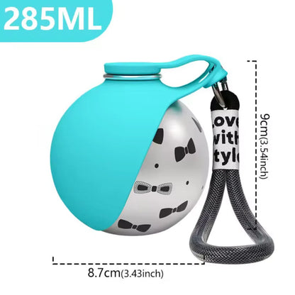 💪🔥 売り切れ間近！𝟒𝟗％𝐎𝐅𝐅：𝐒𝐕𝐎𝐙𝐊® 🐾 𝟐-𝐢𝐧-𝟏 ステンレス製 ポータブル犬用ウォーターボトル＆ボウル 🐶💧