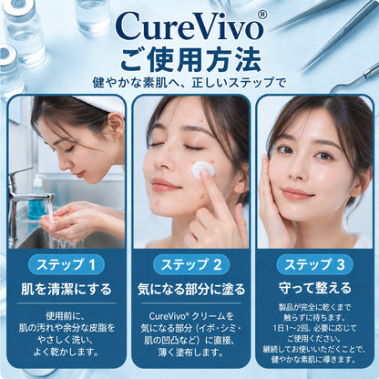 ✨ 70%OFF｜CUREVIVO® 公式ストア🛡️｜7日間 スキンタッグ・気になる黒ずみ集中ケアクリーム｜GMP認証工場製造・植物由来処方