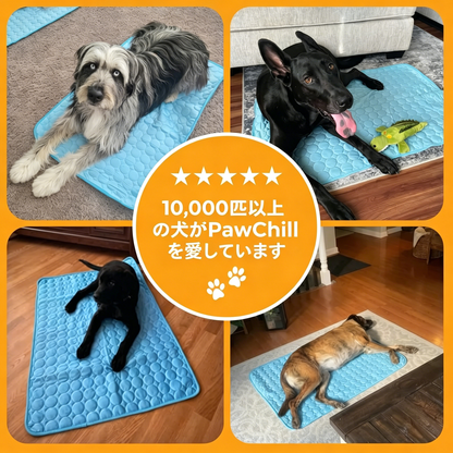 𝑵𝒂𝒘𝒂𝒓𝒖® クーリングマット – 犬・猫のための瞬間冷却マット、暑い夏に快適なセルフクーリングペットマット 🐶🐱❄️